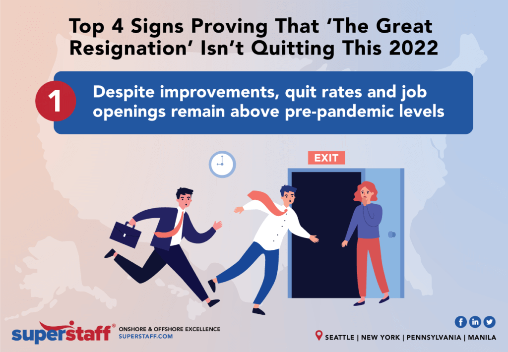 4 Signs Proving The Great Resignation is Far From Over inline 1 Sign #1: The Great Resignation is Still On In 2022