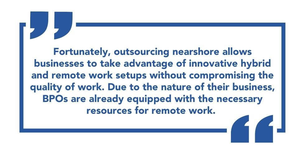 IT Nearshoring Picture with quoation