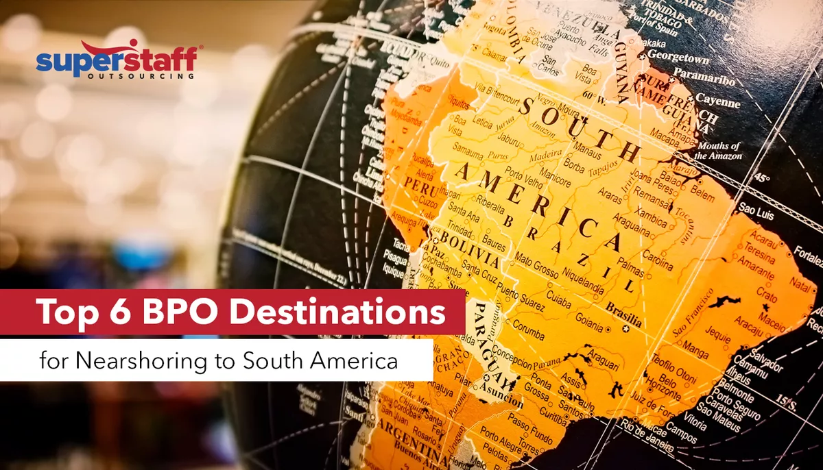 Featured-Image (2) A globe shows destinations for nearshoring to South America.