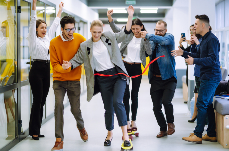 Group of People having Fun