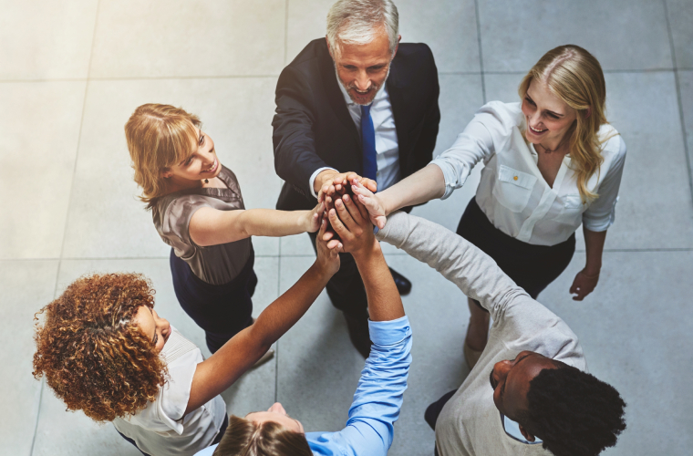 People giving each other a high five