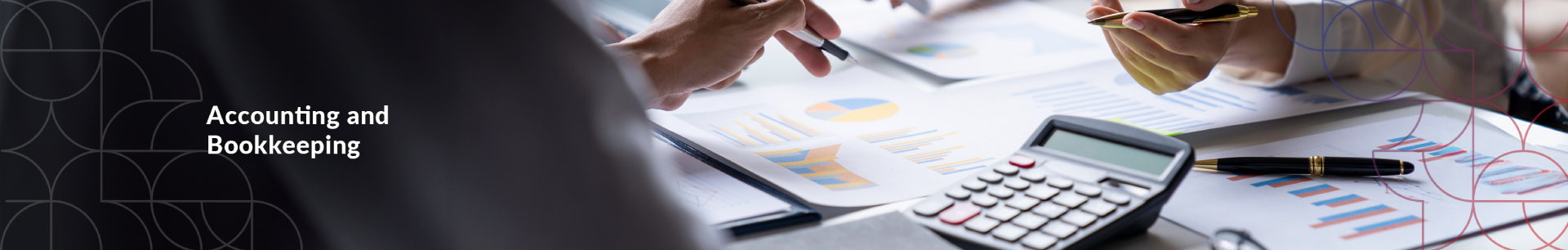 Accounting Accounting and Bookkeeping Banner