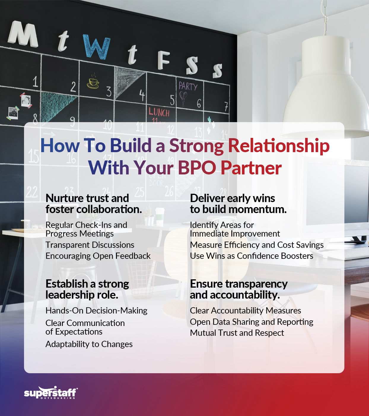 What-to-Expect-in-Your-First-90-Days-With-a-BPO-Company_Mini-info-2 An infographic explaining how you can lay the foundation for a solid relationship with a BPO company.