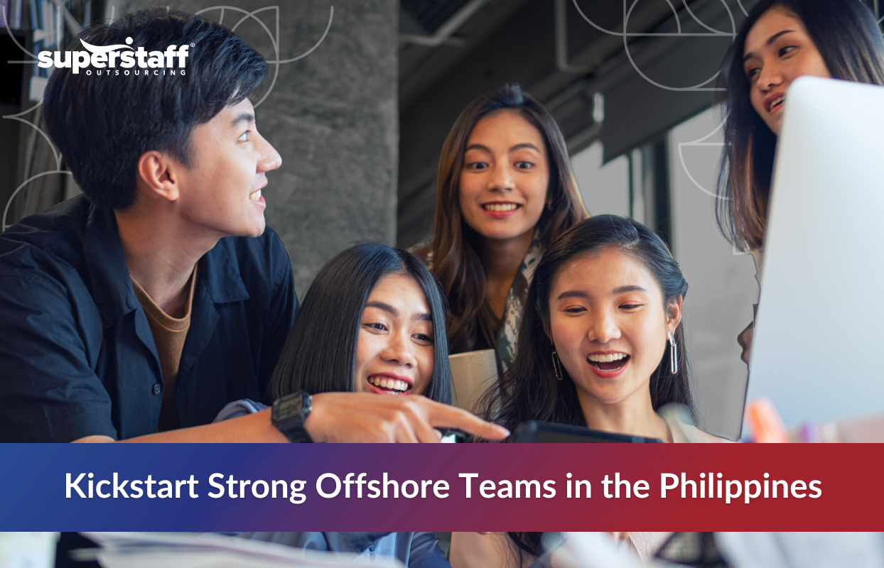 Most_Common_Onboarding_and_Training_Structure_Featured Smiling professionals during a training session, representing offshore team onboarding in the Philippines.