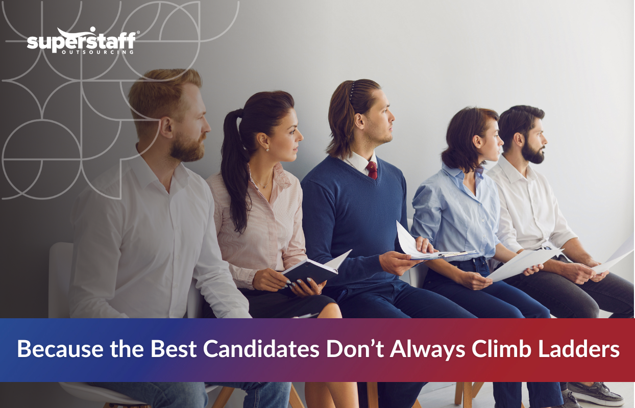 Group of job candidates waiting for interviews, thoughtful