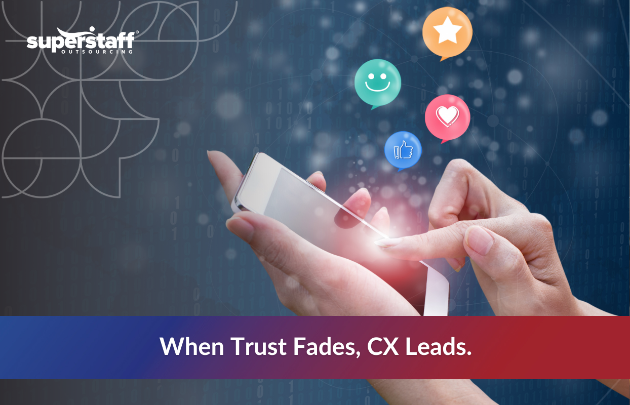Why CX Is Important_Featured Hand with phone, hinting at trust through customer experience
