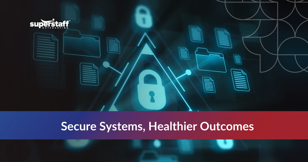 Image representing cybersecurity with digital locks and secure data visuals.