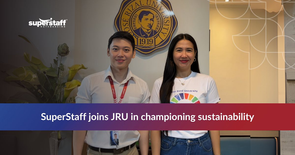 SuperStaff and JRU event promoting sustainability efforts