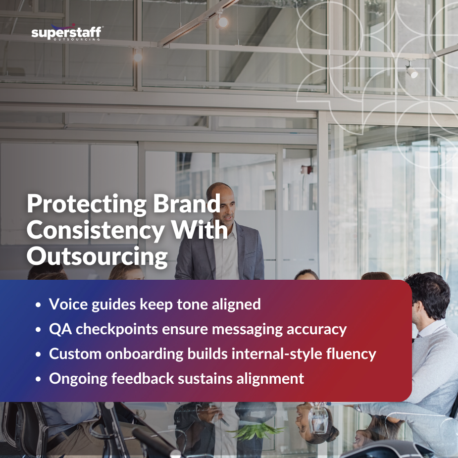Brand consistency with outsourcing through aligned customer service teams