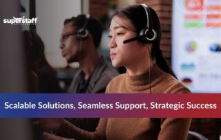 Scalable outsourcing solutions team managing multichannel call center operations.