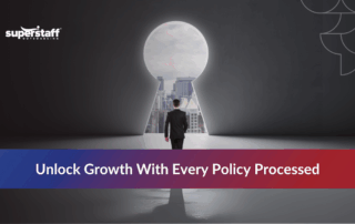 Graphic outlining how insurance back office support services enhance efficiency and business growth for insurance companies.