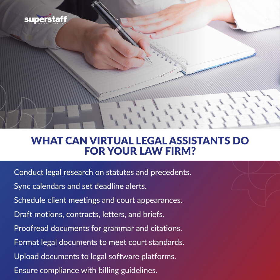 virtual legal assistants team managing legal tasks
