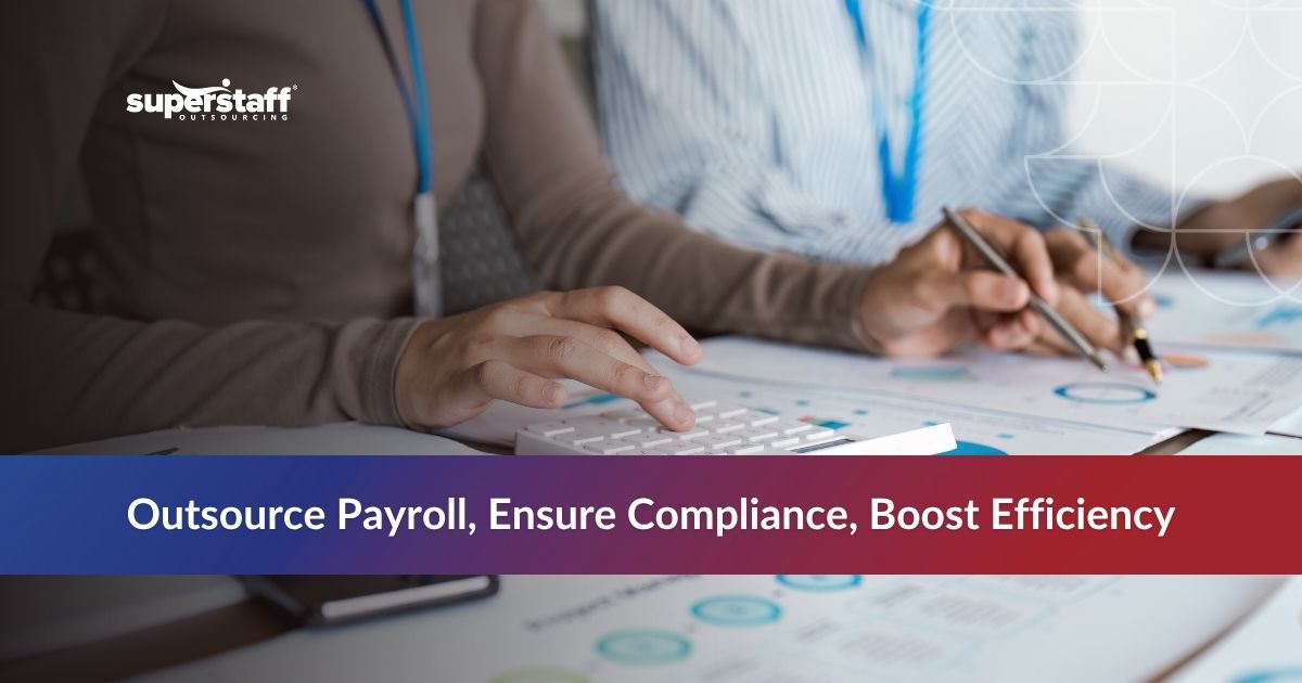 _Case for Outsourcing Payroll Today_Featured Business team reviewing payroll documents – payroll compliance outsourcing concept
