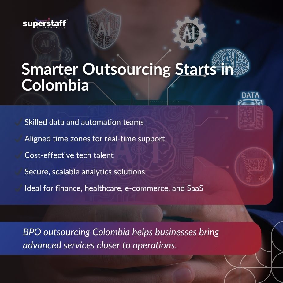 BPO outsourcing Colombia with AI, big data, and automation