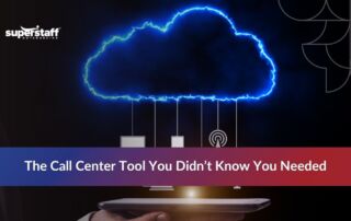 Image showcasing computer telephony integration (CTI) benefits for call centers with digital technology background.