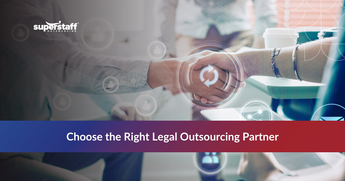 Legal Process_Featured Overview of essential factors for choosing legal process outsourcing providers, featuring legal expertise and security.