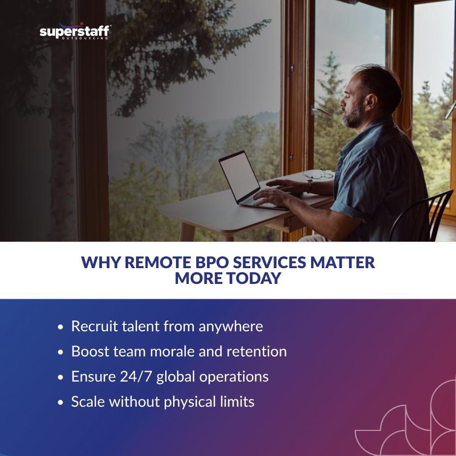 Work-From-Anywhere BPOs_MI Team collaborating via video call for remote BPO services