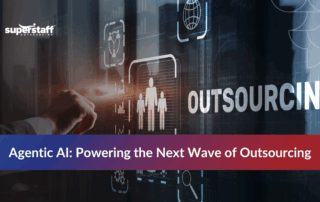 Team leveraging Agentic AI in the outsourcing industry