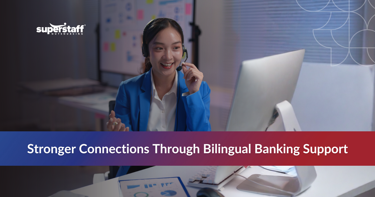 Team providing bank outsourcing services with Spanish support