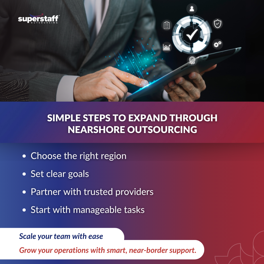 Laptop displaying ERP system dashboard, representing nearshore outsourcing solutions.