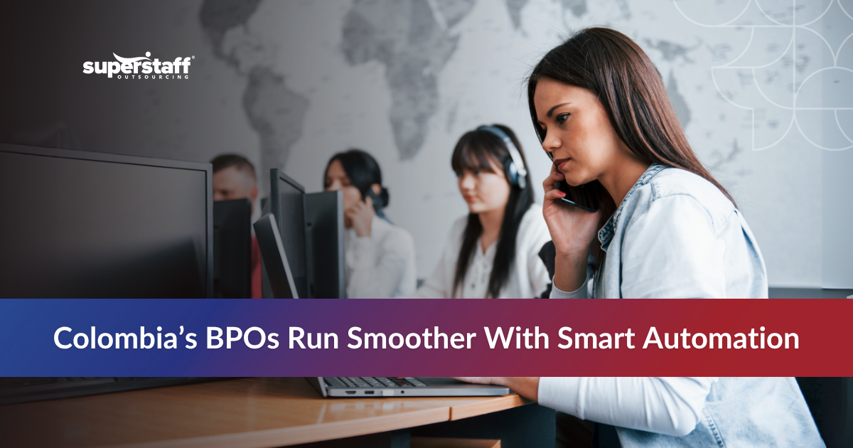 Hits Colombia_Featured Colombian call center agents working with RPA in outsourcing tools