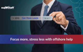 Leader working efficiently with an outsourced executive assistant