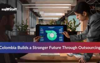 Business team benefiting from outsourcing tax incentives