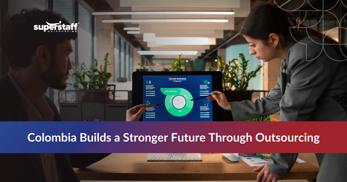 Business team benefiting from outsourcing tax incentives