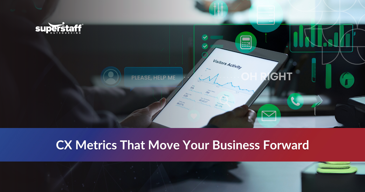 Service Metrics_Featured Dashboard showing key customer service metrics