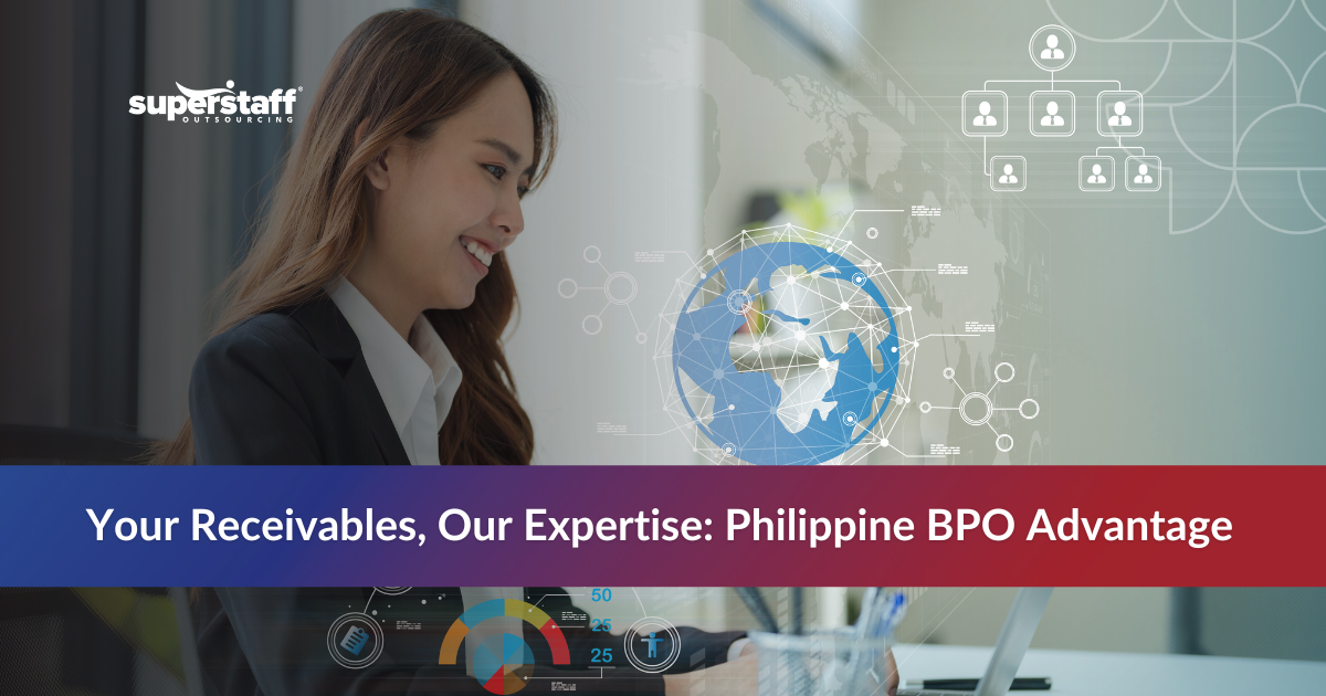 Business professional with financial documents showing reasons to outsource accounts receivable services