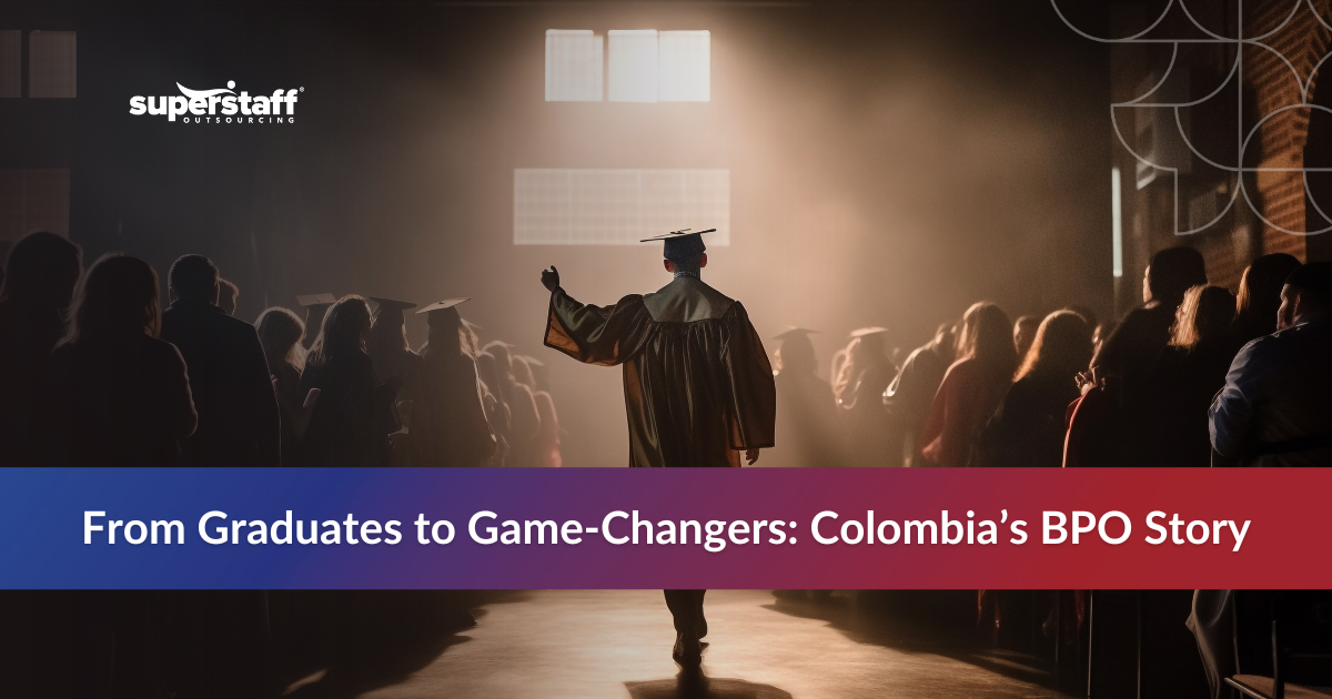 Empowering Young Professionals_Featured Fresh Colombian graduates entering the workforce through Colombia BPO services, symbolizing career empowerment and global opportunities.