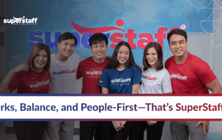 SuperStaff recognized by Comparably as one of the best companies for work-life balance and employee perks.