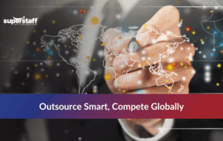 Global connection visual representing BPO customer service in South Korea driving competitiveness in 2025.