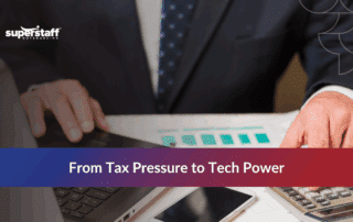 Tech outsourcing team helping businesses reduce costs and manage compliance with the digital services tax.