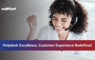 Support agents managing customer inquiries through a helpdesk ticketing system in the Philippines
