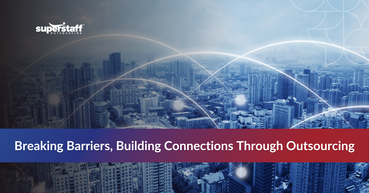 Global connections representing multilingual customer experience outsourcing