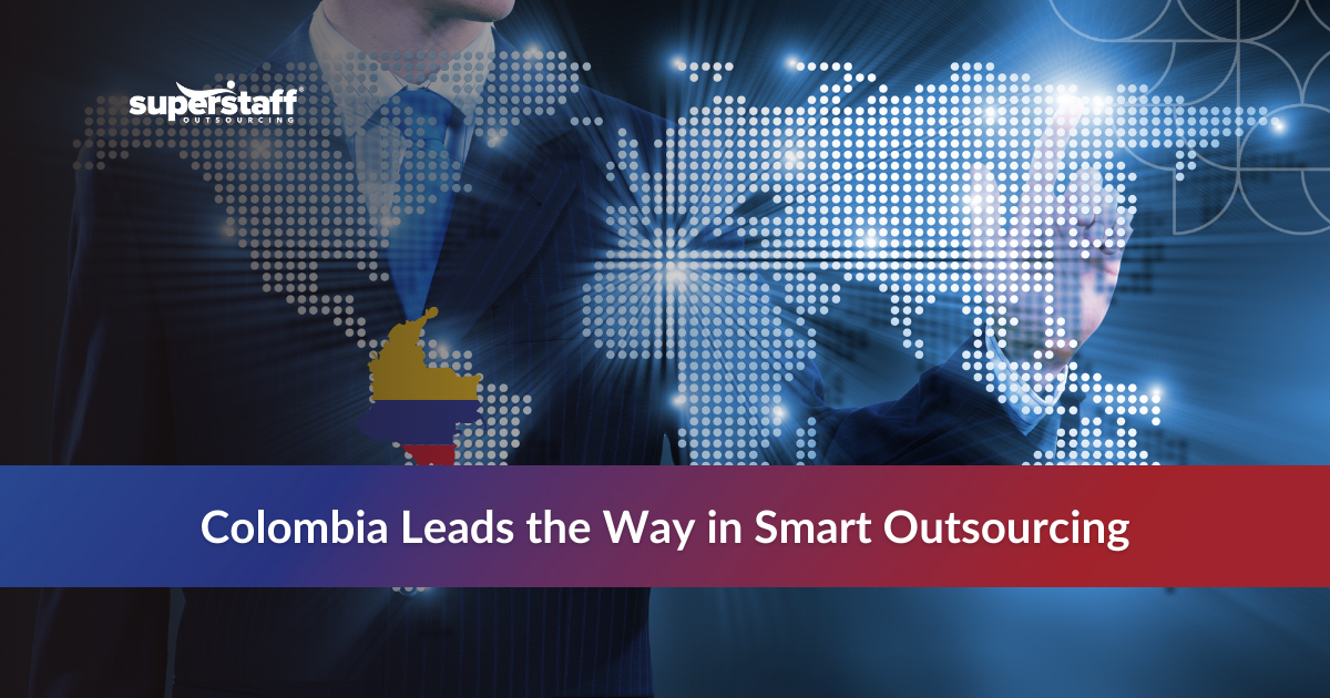 Checklist highlighting key factors for choosing the right BPO partner in Colombia with real-time collaboration and skilled workforce.