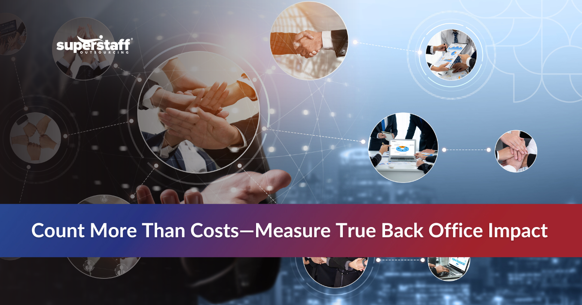 Back office team providing professional support services to improve business ROI.