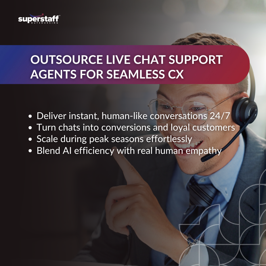 Outsource Live Chat Support Agents_MI Outsource live chat support agent wearing headset providing customer service for seamless CX