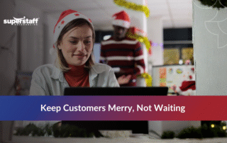 Outsourced team managing holiday customer service rush for a busy retail brand