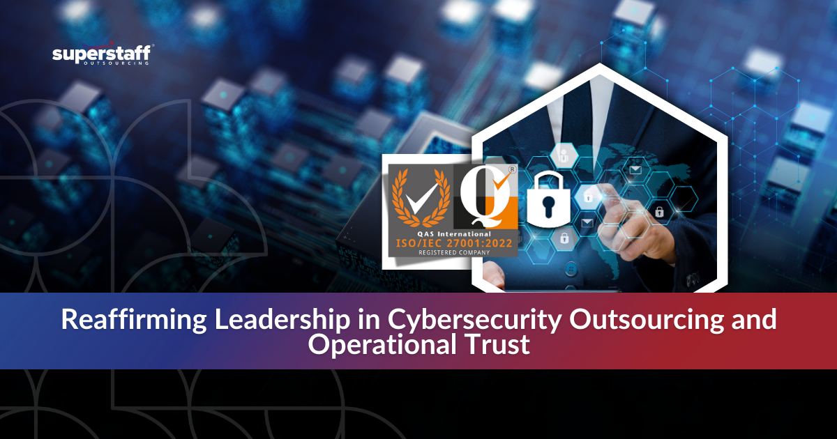SuperStaff team supporting clients through cybersecurity outsourcing