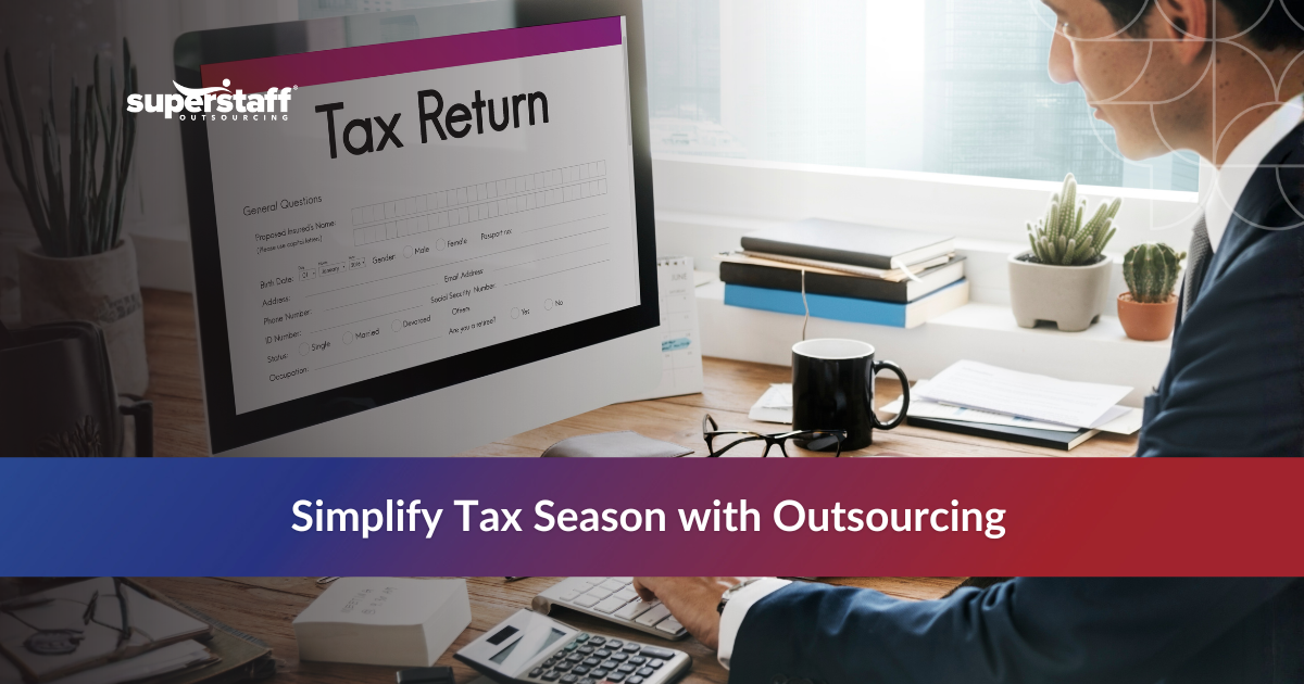 Accounting team outsourcing tax preparation services to professionals in the Philippines