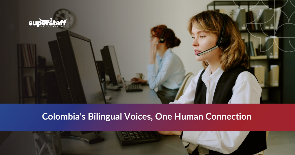 Colombian agents working in a Spanish call center providing bilingual customer support