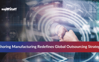 Factory floor symbolizing reshoring manufacturing impacts on outsourcing.