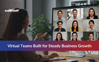 Illustration highlighting the benefits of virtual teams