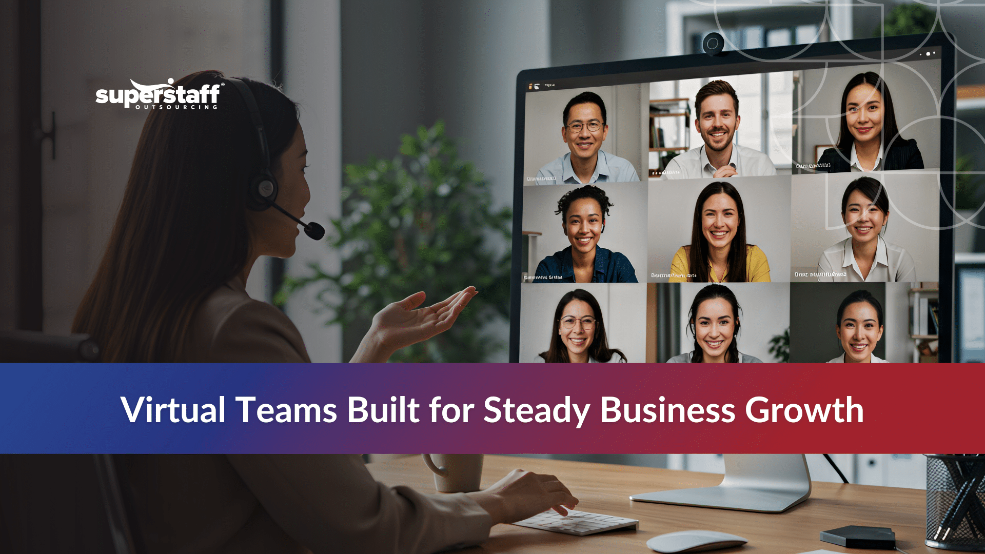 Benefits of Virtual Teams _Featured Illustration highlighting the benefits of virtual teams