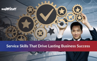 Agent demonstrating strong customer service skills for success in business