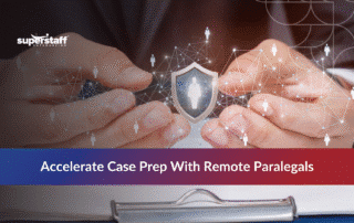 Remote paralegal service supporting legal case preparation