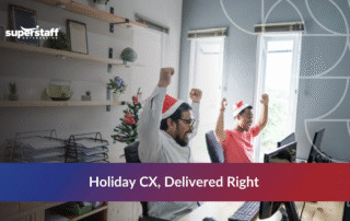 contact center Philippines agents celebrating Christmas while supporting holiday shoppers