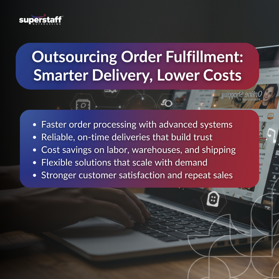 Order Fulfillment_MI (1) Warehouse team handling outsourcing order fulfillment to speed up deliveries.